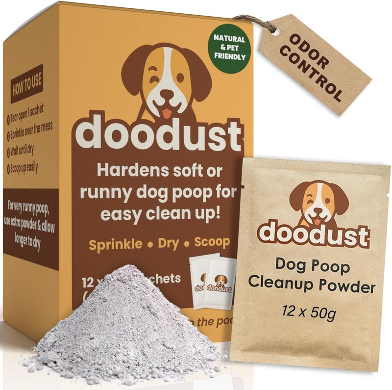 HOUNDGAMES Store Dog Poop Powder, Hardener, Solidifier, Drying Powder, Absorbent, Desiccant, Biodegradable, Pet-Safe, Poop Freeze, Dissolver for Yard - Image 1